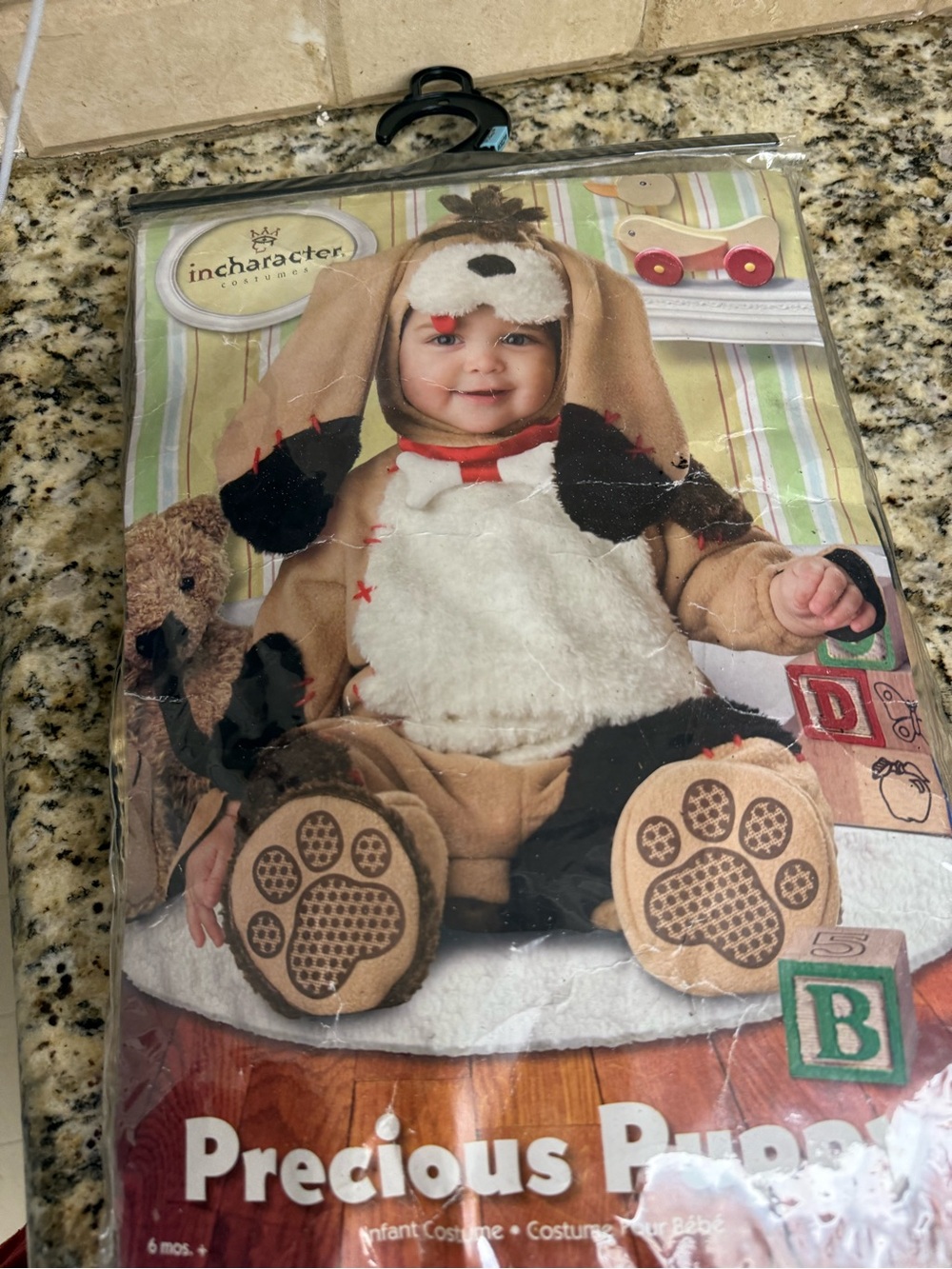 Precious Puppy Infant Costume - Brown & White